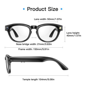 <span class=keywords><strong>Lunettes</strong></span> intelligentes Temu Mate2 avec IA transfrontalière, caméra HD pour enregistrement photo et vidéo, GS380 pour lentilles à changement de couleur automatique, longue autonomie de batterie - Product Image 2