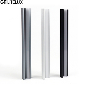 Profilé en aluminium LED, diffuseur de bande LED encastrée, éclairage oblique à 45 degrés, éclairage LED caché sous l'armoire - Product Image 1