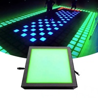 Pengxing Jeu LED Piste de danse 30x30cm Filaire Interactive RGB Activer Jeu LED Piste de danse pour Enfant Jeux Titre