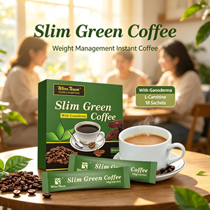Café Verde Adelgazante Wins Town con Ganoderma, Café Instantáneo Natural a Base de Hierbas para Bajar de Peso, Café Adelgazante en Sobres - Product Image 3
