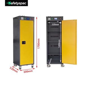 Armadio Intelligente Ignifugo per Stoccaggio e Ricarica Batterie al Litio con Protezione IP54, 16 Prese, Estintore ad Aerosol - Product Image 2
