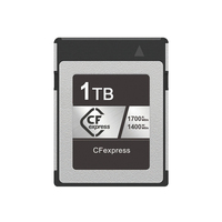 CF Express Type B PCIe Gen 3.0x2 256 Go 512 Go 1 To 2 To Carte CF VPG400 pour vidéos 4K