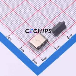 TYPE-C-336-LSRH600 USB Connector SMD Connector ( Connector Type: Type-C )( Gender: Female )( Mounting Type: Vertical Mount ) - Product Image 2