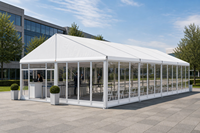 Tenda per Eventi con Struttura in Alluminio a Campata Libera per Mostre, Ricevimenti e Attività Commerciali