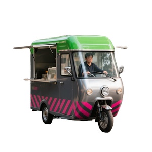 Factory Direct Sale Customizable Street Food Truck Three Wheel Mobile <b>Trailer</b> Three Wheel Street Food Truck - Product Image 1