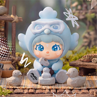 Figurines d'anime en PVC de la série Mochi Guarding Team, 100 % originales et authentiques, boîte surprise, ornements, cadeau, 8 pièces/ensemble, vente chaude