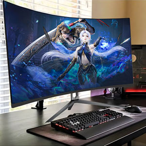 레베카 제조사 가정/사무실용 컴퓨터 모니터 24/27/34인치 디스플레이 화면 맞춤형 디자인 곡면 프레임리스 게이밍 모니터 - Product Image 2