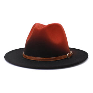 Chapeau <span class=keywords><strong>de</strong></span> cowboy en feutre à large bord, coupe-vent, avec logo personnalisé <span class=keywords><strong>de</strong></span> haute qualité, 100% <span class=keywords><strong>laine</strong></span>, quatre saisons, tendance, pour les fêtes en plein air - Product Image 5