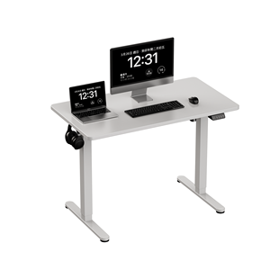 Escritorio ergonómico de un solo motor de alta calidad, altura eléctrica ajustable para el hogar, oficina y estudio, muebles de diseño moderno - Product Image 5