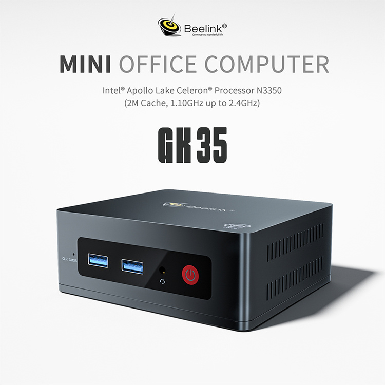 Beelink GK35 Mini PC - Intel Celeron N3350 Gaming Power