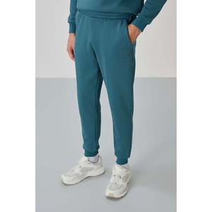 Ensemble de survêtement pour homme Air Jones en coton brossé vert forêt, tissu 3 fils, confortable et élégant pour le sport - Product Image 3