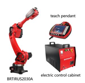 Robot palettiseur industriel BRTIRUS2030A, portée du bras de 2058 mm, capacité de charge de 30 kg, PLC, boîte en carton, empilage de palettes, moteur de boîte de vitesses - Product Image 3