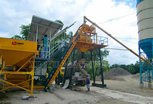 JS Twin Shaft Hormigonera Planta dosificadora de hormigón 100T Silo de cemento Estación mezcladora de hormigón - Product Image 3