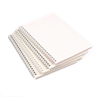 Foska vente chaude mignon animaux motif Double bobine conception 8mm ligne espace A5 taille lisse écriture cahier d'exercices pour l'école