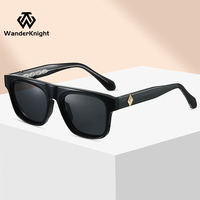 Nouvelles Lunettes de Soleil Tendance Rétro Classiques de Designer, Monture Carrée Complète, Protection UV400, Légères, Logo Personnalisé
