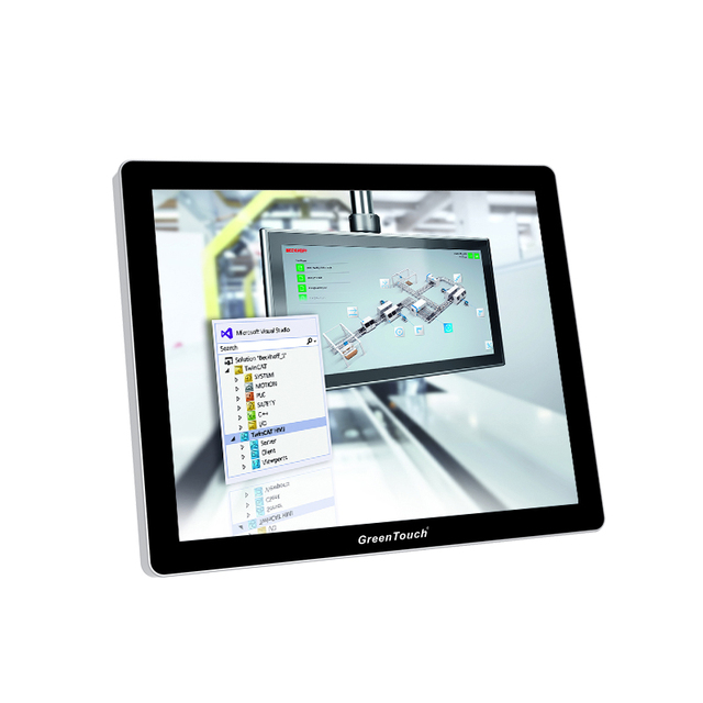 Green Touch 19 Inch Open Frame 1280 X1024 Touch Monitor Touch All in One Pc Industrial Computer with X86 System for Business