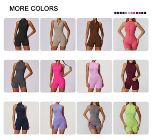Women's Gym <strong>Jumpsuit</strong> Zip up Sports Bodysuits&amp;<strong>jumpsuits</strong> Activewear Yoga <strong>Jumpsuits</strong> One Piece <strong>Workout</strong> Romper - Product Image 3