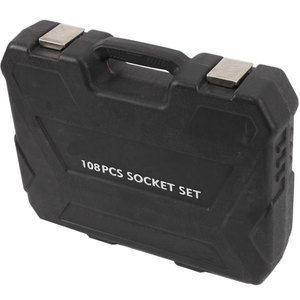 KAFUWELL SS23231A Juego <span class=keywords><strong>de</strong></span> <span class=keywords><strong>Herramientas</strong></span> Mecánicas <span class=keywords><strong>para</strong></span> Reparación <span class=keywords><strong>Automotriz</strong></span>, 108 Piezas, 1/2 y 1/4 <span class=keywords><strong>de</strong></span> Pulgada, Estuche Rojo Económico - Product Image 6