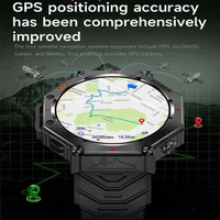 Reloj Inteligente KC91 Chat GPT con Pantalla HD de 1.39 Pulgadas, Resistente al Agua 3ATM, GPS, Monitor de Ritmo Cardíaco, Luz de Emergencia SOS, Deportivo