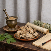 Cang Zhu, Hierbas Naturales Secas al por Mayor, Té Chino de Alta Calidad con Sabor a Atractilodes, Rizoma en Rodajas