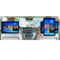 Moniteur d'appuie-tête de voiture 13,3 pouces, écran tactile Android HD IPS avec USB et carte SD, système de divertissement pour sièges arrière pour SUV MPV