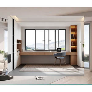 Lukliving Big View <span class=keywords><strong>Baie</strong></span> vitrée en aluminium insonorisée à double vitrage Design élégant avec d'excellentes caractéristiques d'insonorisation - Product Image 5