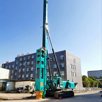 JVUR50 JOVE Hydraulischer Fallhammer-Pfahlrammler 29000kg Gebraucht für Vorgefertigte Pfahlkonstruktionen Motorpumpe mit Hoher Grabkraft