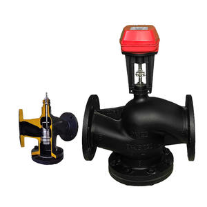 Válvula de <span class=keywords><strong>control</strong></span> proporcional eléctrica de bajo consumo de energía Navatch, válvula eléctrica de 2 vías de hierro fundido de 24V para controles de agua fría - Product Image 1