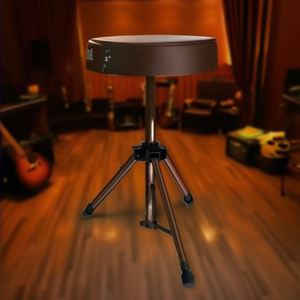 เก้าอี้กลอง 5 แกน แบบมีเบาะหนานุ่ม ปรับระดับได้ ขนาด 3 นิ้ว สำหรับนักดนตรี กีตาร์ และมือกลอง - Product Image 2