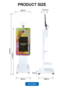 Software Gratuito para Compartir Fotos, Cabina de Fotos con Espejo y Estuche de Transporte, Máquina de Fotos DSLR, Grabación de GIF y <span class=keywords><strong>Boomerang</strong></span> - Product Image 4