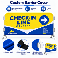 Barrière de signalisation en tissu de haute qualité, économique, double face, pour événements intérieurs, vente en gros, pour stands et zones d'attente