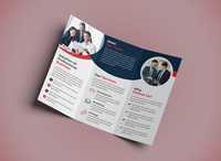 Impression de brochures, dépliants et prospectus pliés à trois panneaux et six pages
