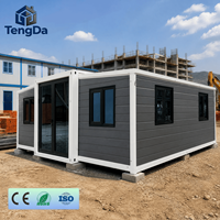 Maison conteneur extensible directement de l'usine, cabine mobile préfabriquée, maison modulaire pour l'hébergement des travailleurs
