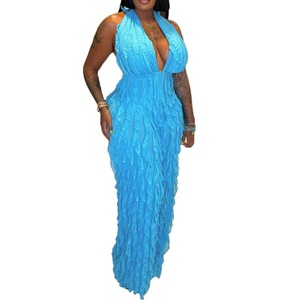 Combinaison sexy sans manches à motif ondulé pour femme, taille haute, tendance, best-seller - Product Image 6