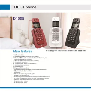 <span class=keywords><strong>Téléphone</strong></span> <span class=keywords><strong>Sans</strong></span> <span class=keywords><strong>Fil</strong></span> Numérique DECT pour Bureau Professionnel et Domicile, Application sur Poste Fixe - Product Image 5