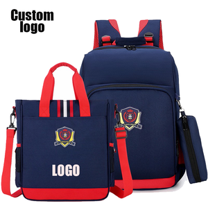 alta calidad durable de gran capacidad 3 piezas cómoda almohadilla trasera luz peso mochila para la escuela de los niños - Product Image 1