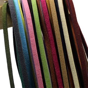 Cuerda de terciopelo coreana de 5 mm, cuero artificial para manualidades, suministros para la fabricación de joyas, accesorios de bricolaje, tarjeta de colores incluida - Product Image 5