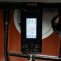 Medidor de potencia RF USB con pantalla a color de 0,96 "V3.0 100K a 10GHZ -55 A + 30dBm prealmacenado 9 curvas de atenuación