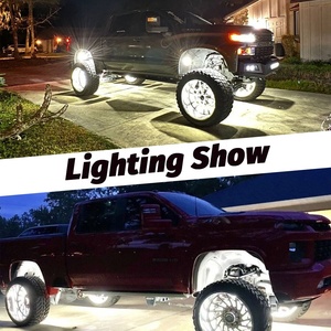 Kingshowstar Đèn đá trắng tinh khiết 144led Phụ kiện từ xa siêu sáng cho xe hơi xe tải off-road ATV điện áp 12V - Product Image 6