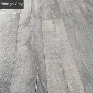 Surface naturelle du visage Chêne blanc français Couleur grise vintage Parquet en bois dur d'ingénierie Parquet en bois pour l'intérieur - Product Image 2