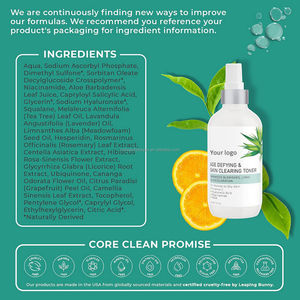 Natuurlijke Organische Whitening Hydraterende Huidverzorging Toner Huidverzorging Hydraterende Vitamine C Gloeiende Mist Gezichtstoner Spray - Product Image 5