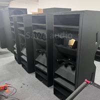 Enceintes de scène professionnelles WPL Line Array à double haut-parleur de 12 pouces, 3 voies, en bois contreplaqué