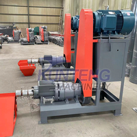 Machines à vis pour la fabrication de balle de riz, de briquettes d'herbe et de biomasse, extrudeuse presse à chaud pour sciure de bois ligne complète