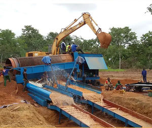 غربال دوار صغير للخامات مع محرك وتروس، معدات فرز متنقلة هزازة، سعة 350 طن/ساعة، الأكثر مبيعًا في الصين - Product Image 5