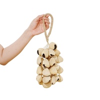 Met de hand aangezwengeld Indonesisch zwart fruit pingji (4 * 10 stuks) Handgemaakte fruitschil Indonesisch geïmporteerd fruitgeluid genezing