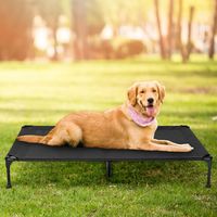 Bissfeste Hundeboxmatte Unzerstörbares Langlebiges Hundebett für Aggressive Kauer Bissfestes Erhöhtes Hundebett