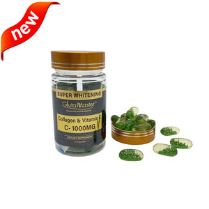 גלוטה מאסטר קולגן & vitamine c-1000mg כמוסות הלבנה עם גלוטתיון אורגני להסיר כתמים כהים תוספת כדורים - Product Image 2