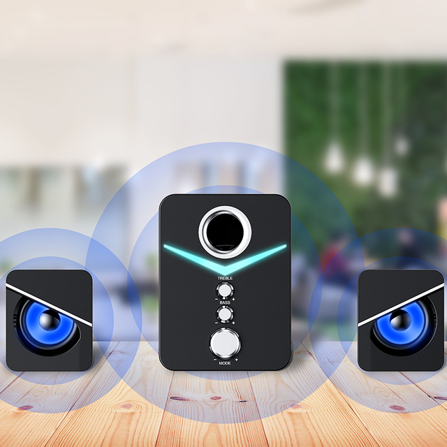Sf123Bt Havit Dj Speaker Set Multimedia 2.1 Computer Speaker for Home Theater System