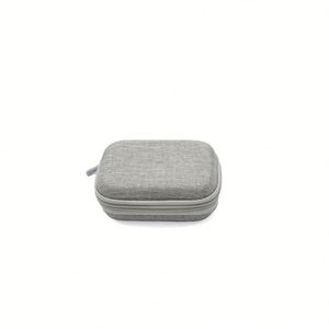 Étui rigide antichoc en EVA de forme carrée avec logo personnalisé pour organisateur de voyage numérique avec poche en filet – Fournisseur en gros - Product Image 3