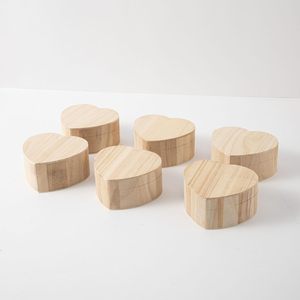 Caja de Madera Vintage en Forma de Corazón Personalizada con Grabado Láser, Logotipo Personalizado en Madera de Acacia para Anillos, Joyería, Regalo de Boda o San Valentín - Product Image 4